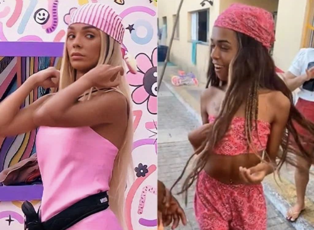 Influencer viraliza como sósia de Brunna do BBB 22 pelas ruas de Natal