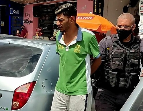 Ação da Força Tática resulta em apreensão de arma de fogo, celulares, droga e prisão de suspeito nos Paredões em Mossoró