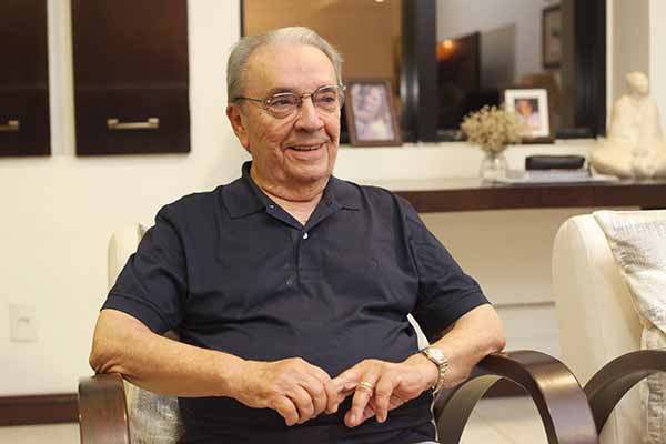 Ex-governador Geraldo Melo encontra-se em estado de saúde grave, recebendo cuidados paliativos em casa