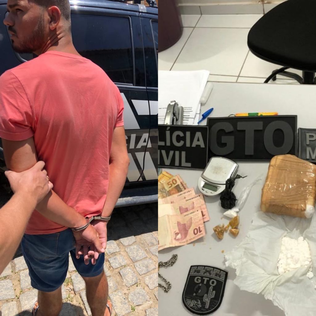 Servidor de Alexandria é preso em flagrante por tráfico de drogas