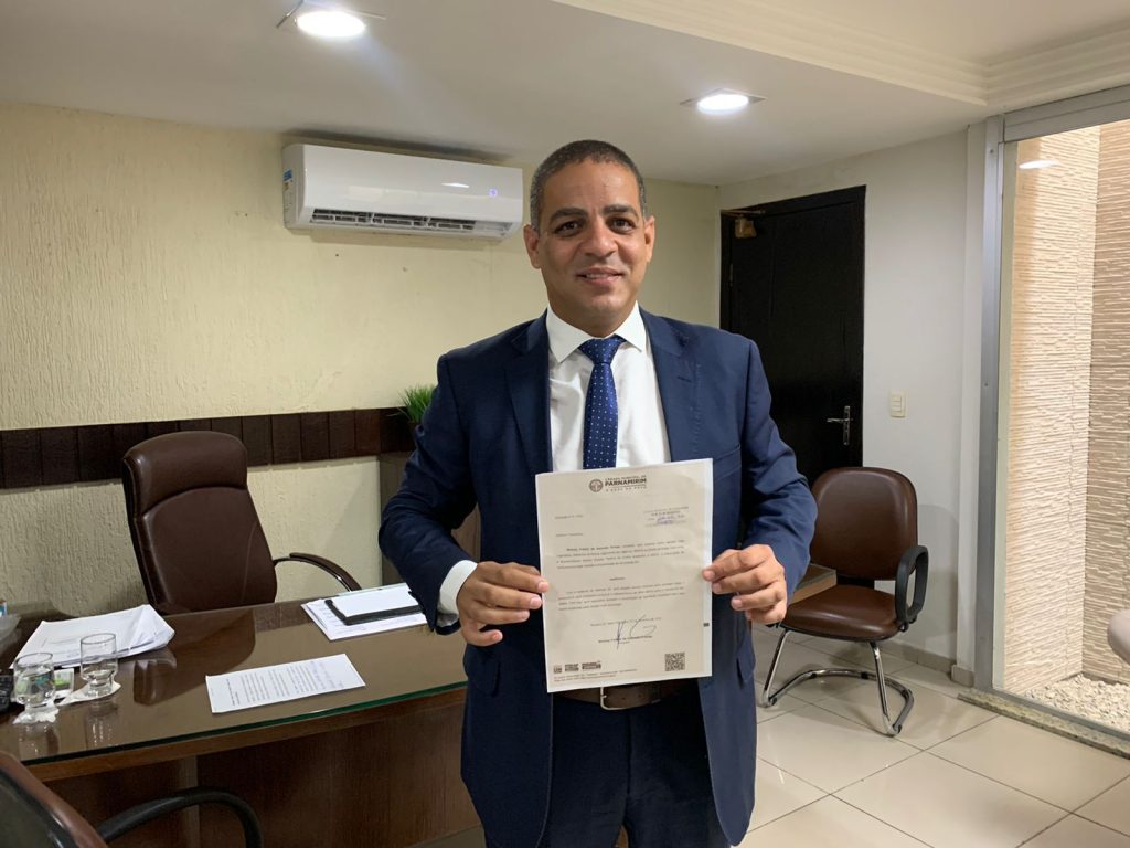 Presidente Wolney França apresenta indicação para o projeto 5G em Parnamirim