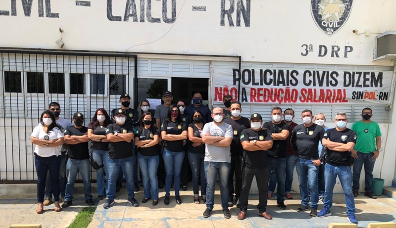 Polícia Civil também cruza os braços em Caicó e no Seridó
