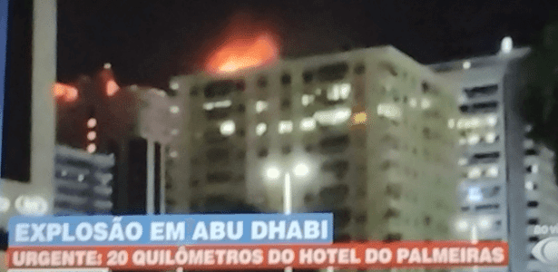 Explosões são registradas em Abu Dhabi; Cidade recebe o Mundial de Clubes da Fifa, que tem a participação do Palmeiras
