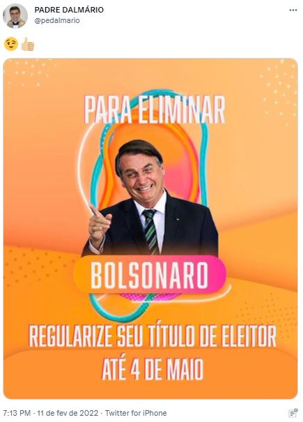 Padre de Natal faz campanha para “eliminar” Bolsonaro