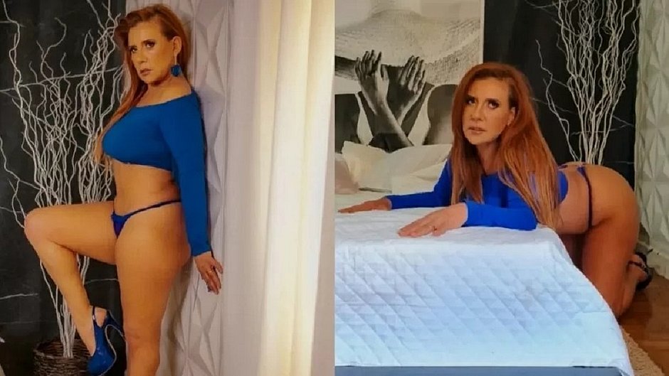 os 67 anos, Rita Cadillac faz ensaio de fio-dental e vende nudes por R$ 60