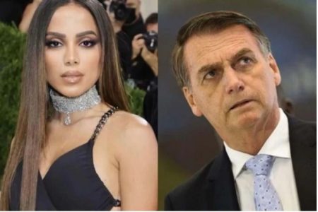 Bolsonaro rebate provocação de Anitta nas redes