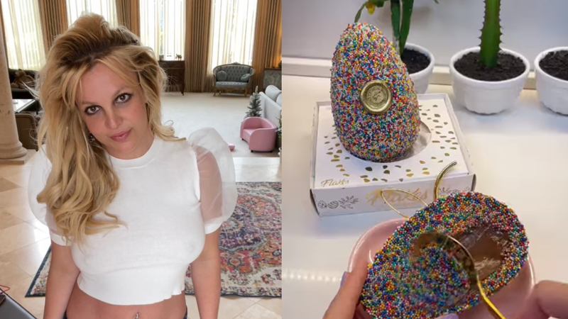 Britney Spears posta ovo de páscoa de confeitaria de Rondônia e surpreende fãs brasileiros