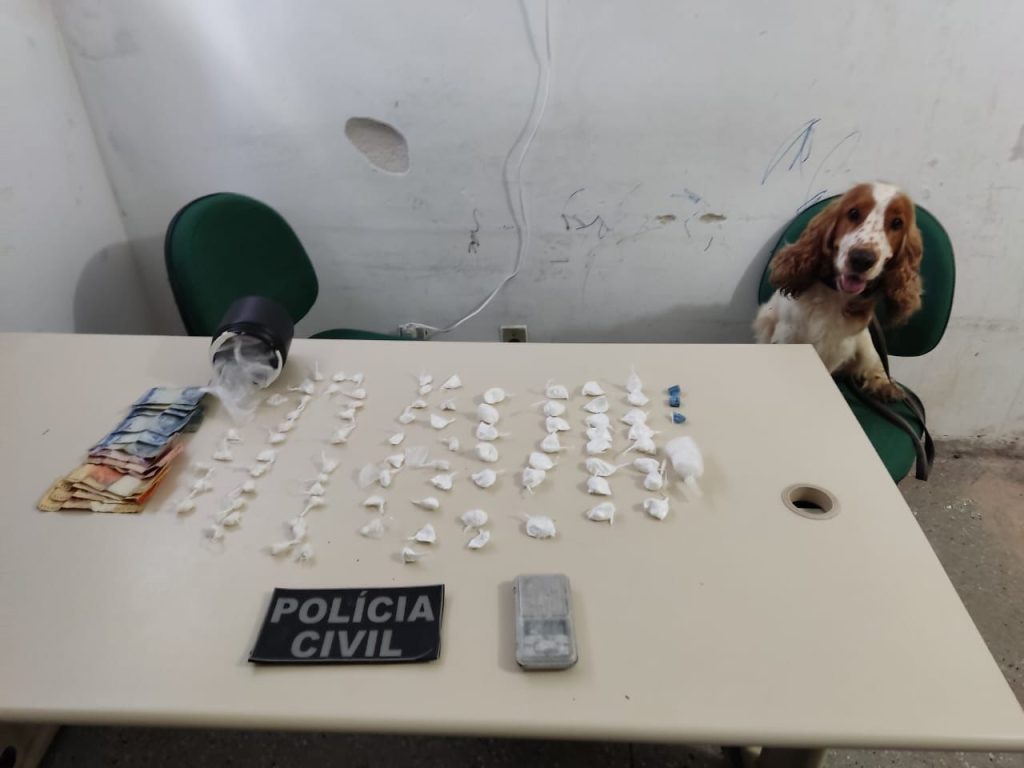 Suspeito por roubos e tráfico de drogas é preso em Caicó