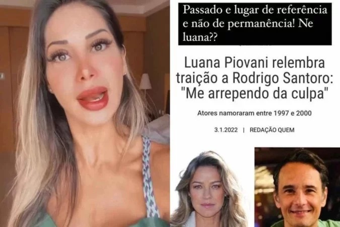 Maíra Cardi rebate comentários de Luana Piovani sobre Arthur Aguiar: ‘Você também traiu’