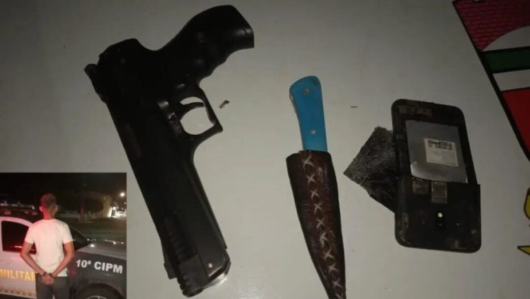 Homem ameaça mulher com pistola de Airsoft e se esconde em quintal no interior do RN