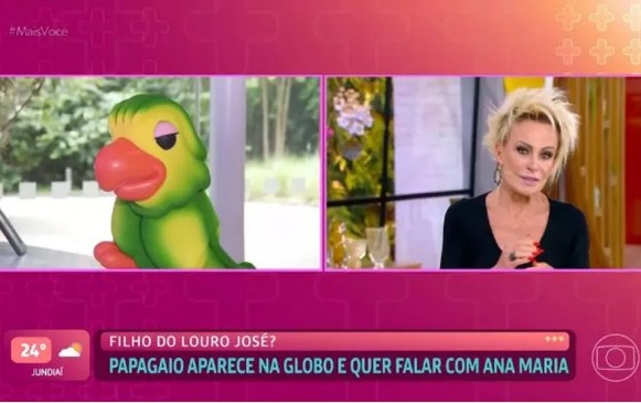Ana Maria Braga se emociona com chegada de ‘papagaio’ que se diz filho de Louro José