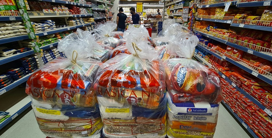 Preço da cesta básica chega a R$ 503 em Natal; variação em um ano é de 9%