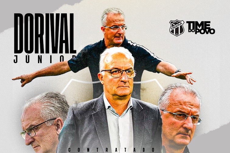 Dorival Júnior comandará o Ceará na Série A, Copa do Brasil e Sul-Americana