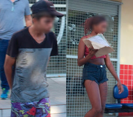Casal preso pela Polícia Militar com moto roubada, não paga fiança e vai pra prisão em Mossoró
