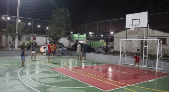 Prefeitura do Natal (RN) revitaliza mais uma quadra esportiva na Zona Norte