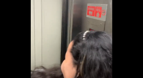 Estudantes da UFRN registram pane em elevador com portas abertas