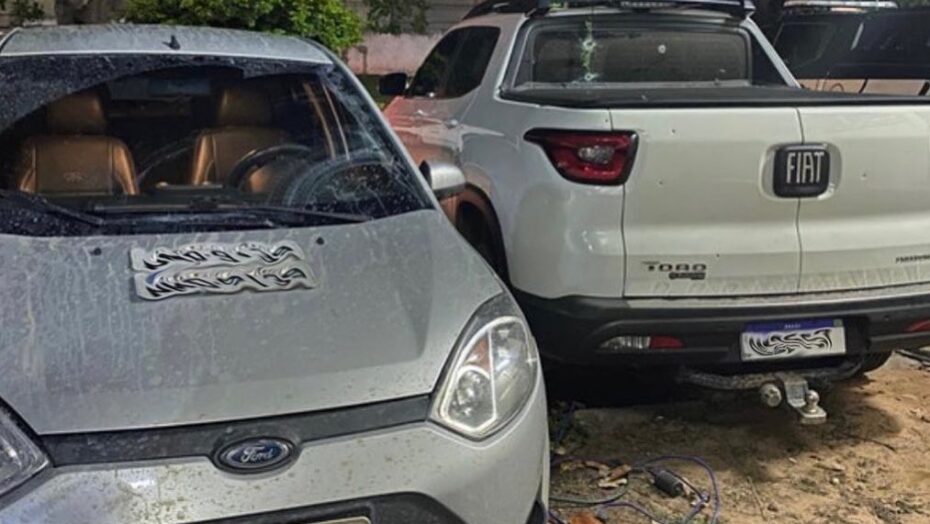 Bandidos fazem arrastão, roubam carro e trocam tiros com a Polícia Militar no RN