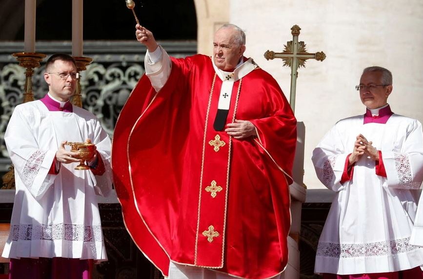 No Domingo de Ramos, Papa pede “trégua de Páscoa” para “alcançar a paz” na Ucrânia