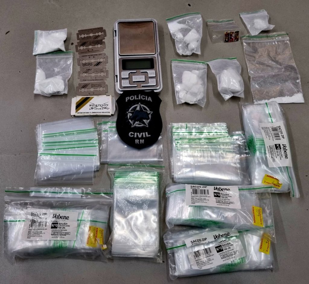 Polícia Civil apreende drogas em Santa Cruz
