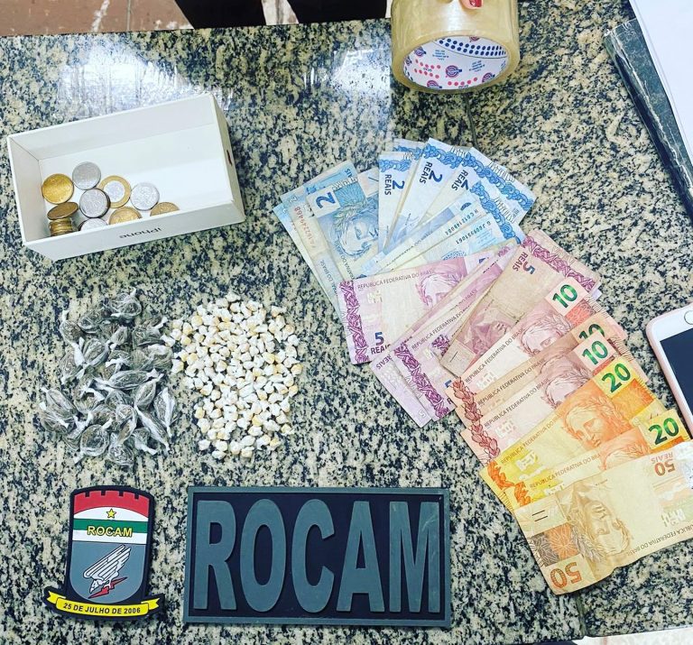 Polícia Militar apreende adolescente com drogas e dinheiro fracionado no Planalto 13 de Maio em Mossoró no RN