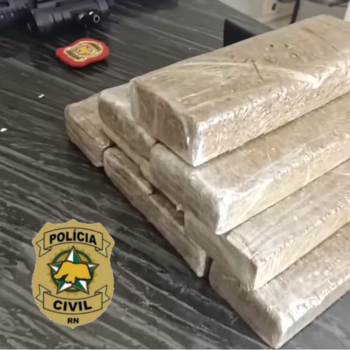 Polícia apreende 10kg de maconha em Alexandria