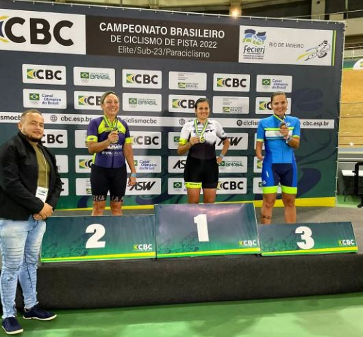 Potiguar Ana Raquel Lins é campeã brasileira de paraciclismo de pista