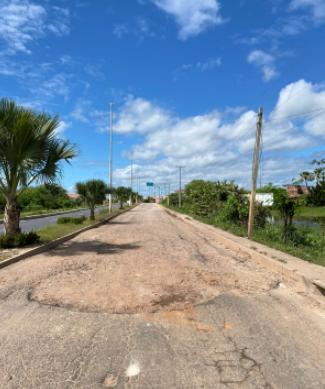 Buraqueira na BR 110 entre Campo Grande (RN), Upanema (RN) e Mossoró (RN)
