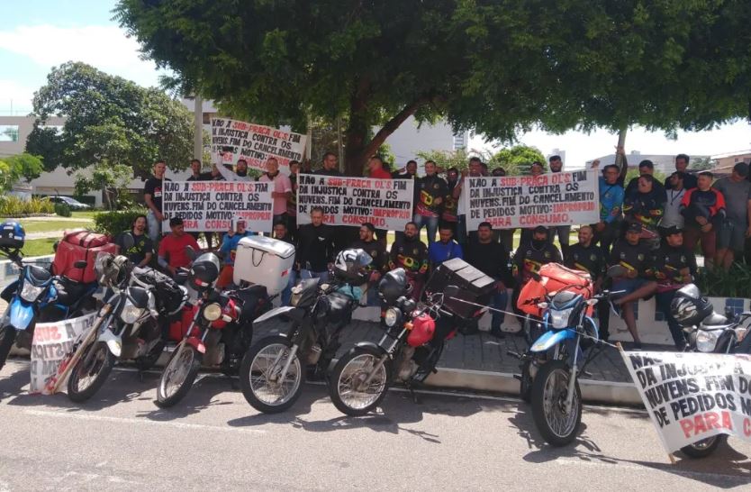 Entregadores do iFood em Natal fazem paralisação e protesto neste final de semana