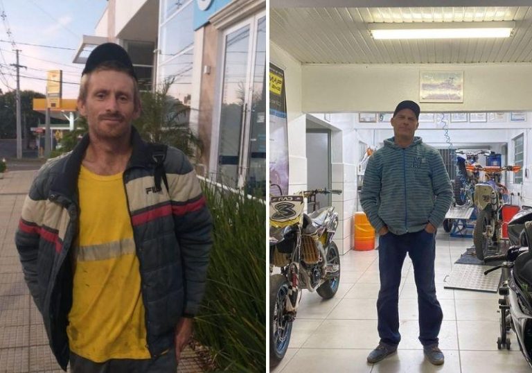 Mecânico conserta de graça moto de gari que caminhava 5h por dia para ir trabalhar