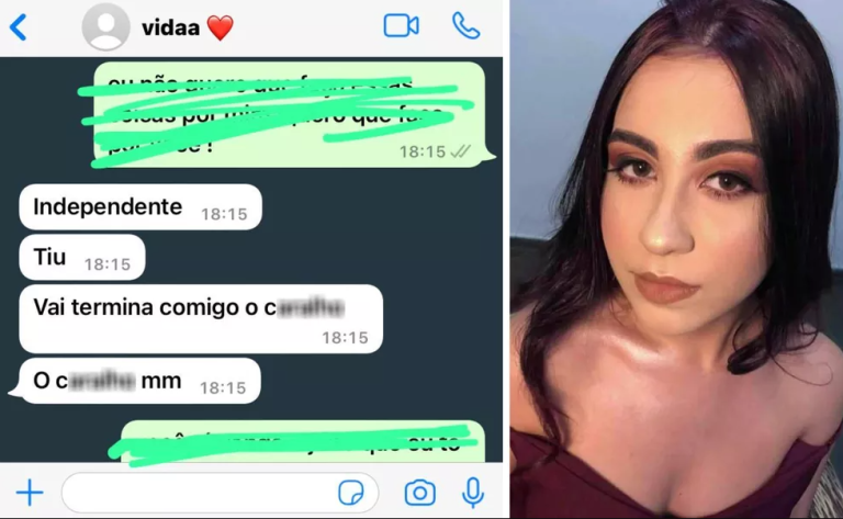 Família divulga print de conversa em que ex se recusa a aceitar fim do namoro com jovem que foi morta a tiros