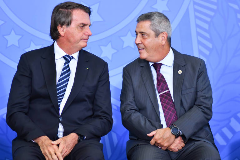 Pretendo anunciar Braga Netto como vice, diz Bolsonaro