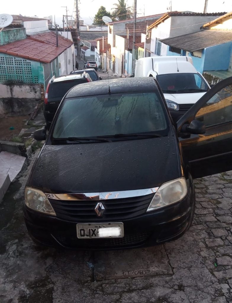 1º BPM recupera veículo roubado no bairro de Mãe Luíza
