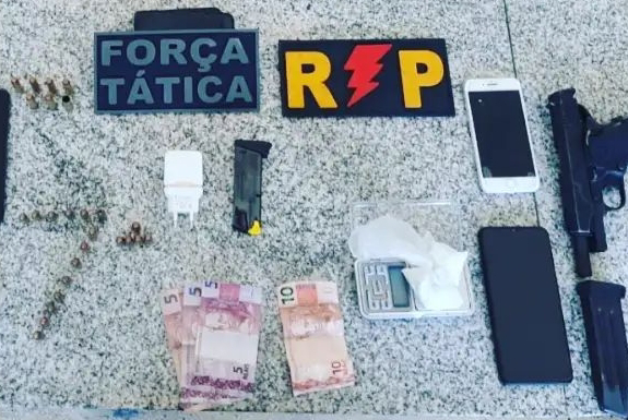 7ª CIPM prendem homens com armas, drogas e veículos em Catolé