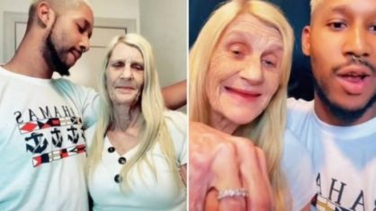 Mulher de 61 anos se casa com homem de 24, e casal faz sucesso no TikTok