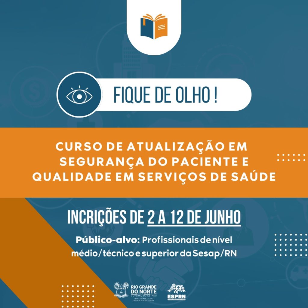 Escola de Saúde Pública está com inscrições abertas para curso de atualização