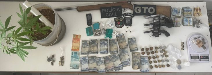 Polícias Militar e Civil realizam operação conjunta contra o tráfico de drogas no Oeste Potiguar