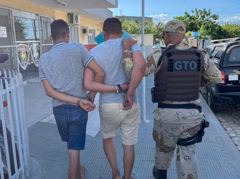 Polícia Militar prende dupla suspeita de praticar arrombamento na zona rural de Apodi, região Oeste Potiguar