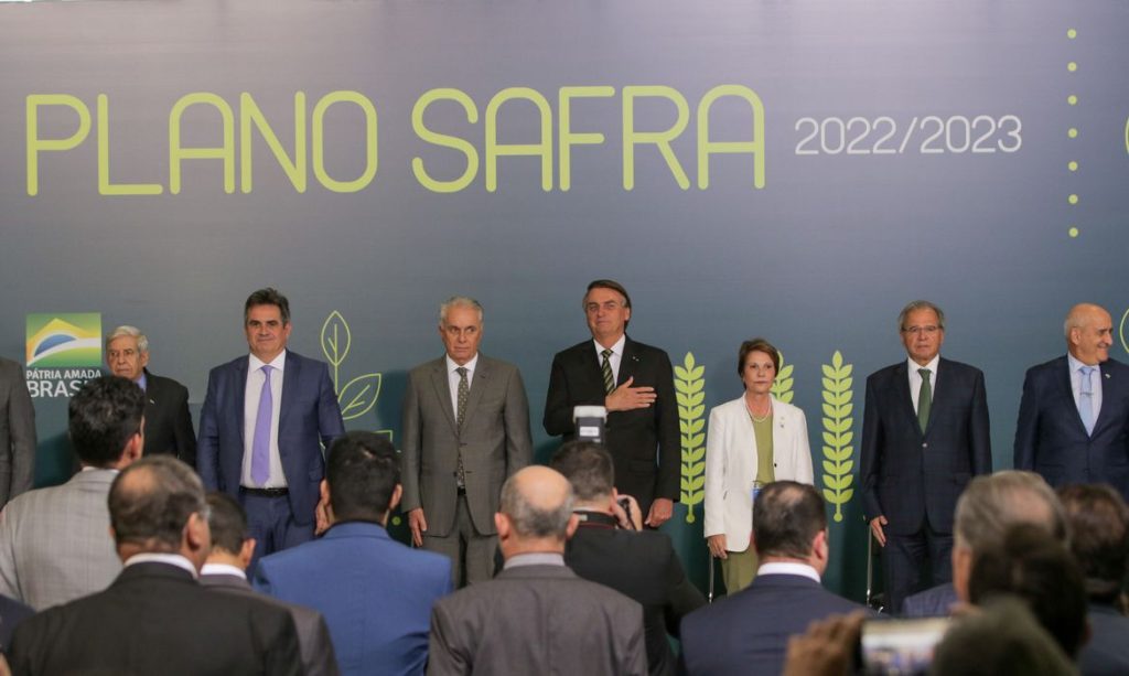 Governo lança Plano Safra 2022/2023 e anuncia R$ 340,8 bilhões para a agropecuária