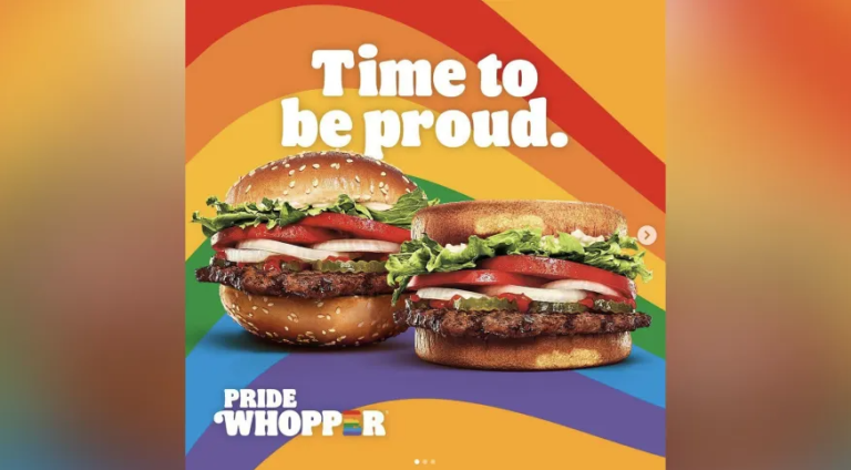 Burger King lança sanduíche com “dois pães iguais” para celebrar mês LGBTQIA+