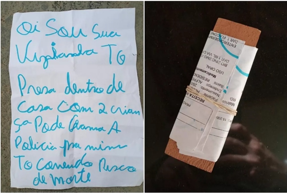 Mulher mantida em cárcere é resgatada após jogar bilhete pedindo socorro no quintal de vizinha: ‘Tô com risco de morte’