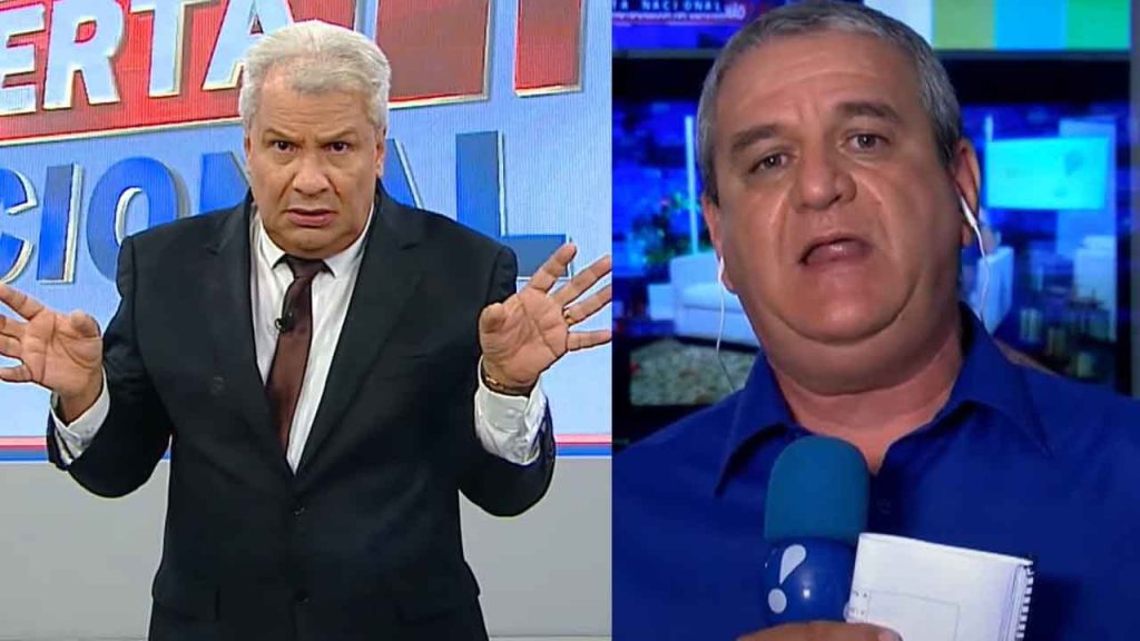 Sikêra Jr arma barraco com repórter ao vivo: “Cala a boca”