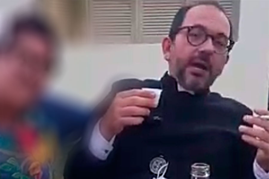 Após vídeo com bebida alcoólica e cigarro, padre seridoense admite excesso; veja
