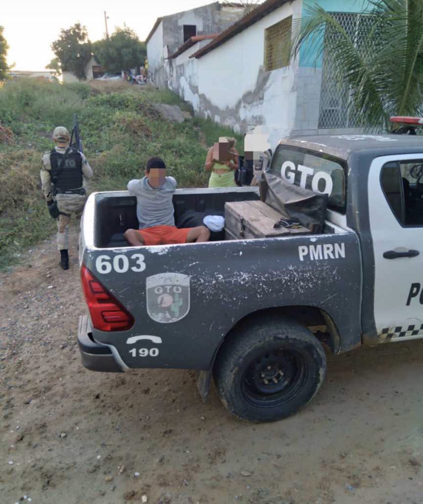 GTO de Caicó prende homem com arma de fogo, munição e drogas
