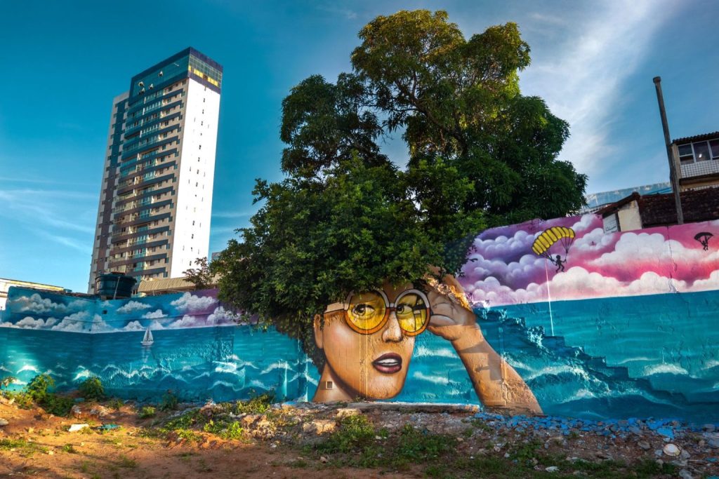 Painel de grafite chama atenção em Petrópolis