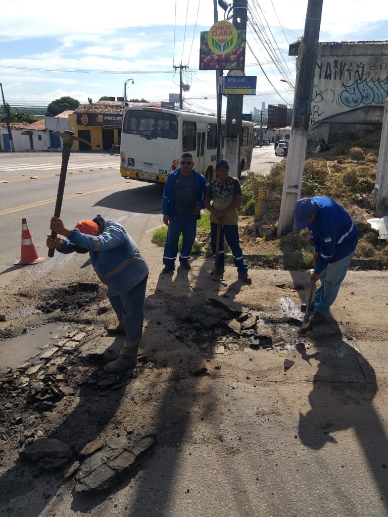 Bairros da zona Norte recebem serviços na sua rede de infraestrutura