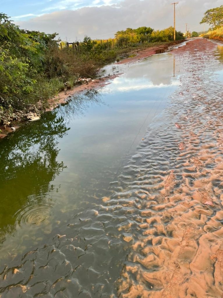 Rio Pium corre risco de ser contaminado por dejetos de estação de tratamento de esgotos