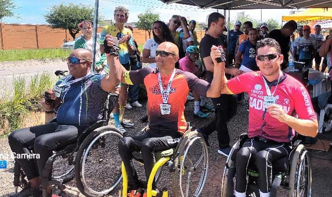 Sadef é prata e bronze no Estadual de Paraciclismo