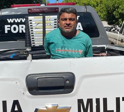 Condenado por roubo e que estava com mandado em aberto é preso pela Polícia Militar no Bairro Santo Antônio