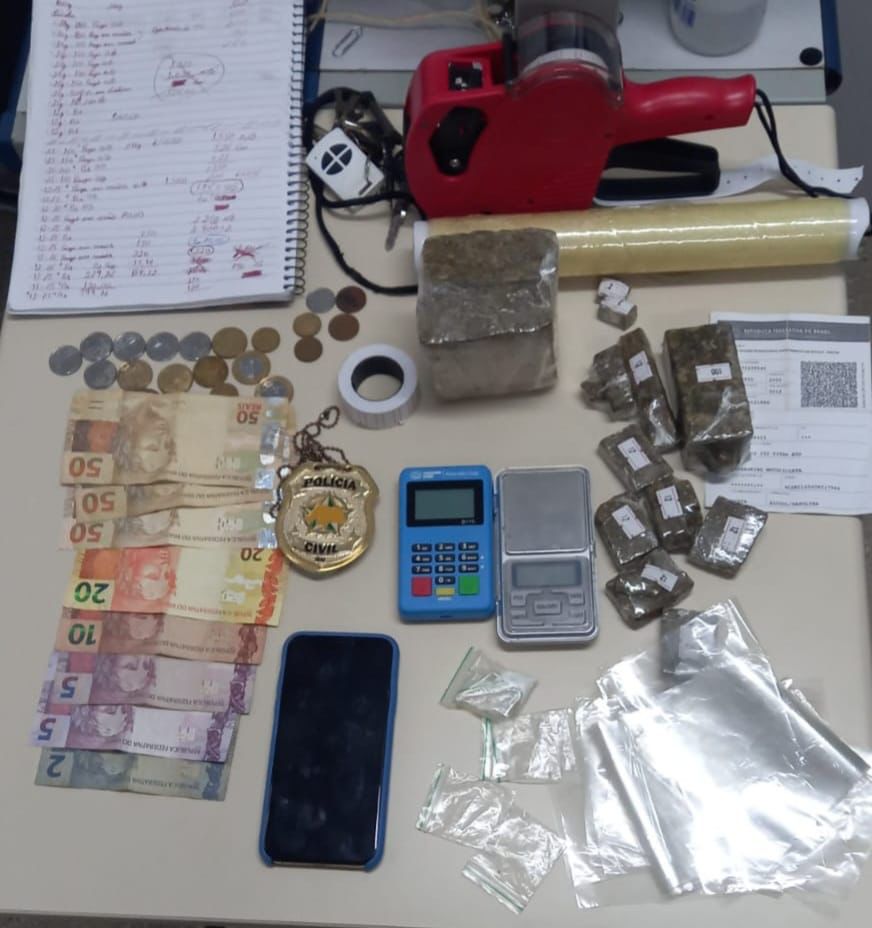 Polícia Civil prende suspeito por tráfico de drogas e associação para o tráfico em Parnamirim