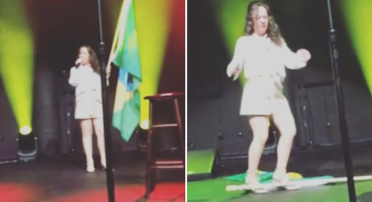 Saiba como Bebel Gilberto pode ser punida após pisar na bandeira do Brasil